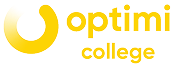 Yellow logo for Optimi College